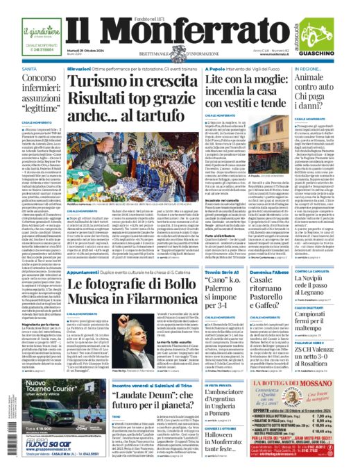 Il Monferrato - Edizione 82 del 29/10/2024